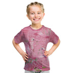 Australia Breast Cancer Awareness Kid T Shirt Think Pink Cockatoos Ribbon - Aussie Hoodie