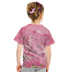 Australia Breast Cancer Awareness Kid T Shirt Think Pink Cockatoos Ribbon - Aussie Hoodie