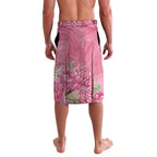 Australia Breast Cancer Awareness Lavalava Think Pink Cockatoos Ribbon - Aussie Hoodie