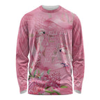 Australia Breast Cancer Awareness Long Sleeve Shirt Think Pink Cockatoos Ribbon - Aussie Hoodie