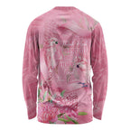 Australia Breast Cancer Awareness Long Sleeve Shirt Think Pink Cockatoos Ribbon - Aussie Hoodie