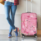 Australia Breast Cancer Awareness Luggage Cover Think Pink Cockatoos Ribbon - Aussie Hoodie