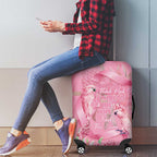 Australia Breast Cancer Awareness Luggage Cover Think Pink Cockatoos Ribbon - Aussie Hoodie