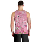Australia Breast Cancer Awareness Men Tank Top Think Pink Cockatoos Ribbon - Aussie Hoodie