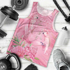 Australia Breast Cancer Awareness Men Tank Top Think Pink Cockatoos Ribbon - Aussie Hoodie