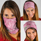 Australia Breast Cancer Awareness Neck Gaiter Think Pink Cockatoos Ribbon - Aussie Hoodie