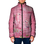 Australia Breast Cancer Awareness Padded Jacket Think Pink Cockatoos Ribbon - Aussie Hoodie