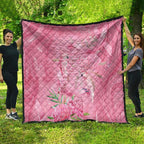 Australia Breast Cancer Awareness Quilt Think Pink Cockatoos Ribbon - Aussie Hoodie