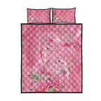 Australia Breast Cancer Awareness Quilt Bed Set Think Pink Cockatoos Ribbon - Aussie Hoodie