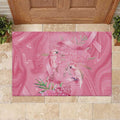 Australia Breast Cancer Awareness Rubber Doormat Think Pink Cockatoos Ribbon - Aussie Hoodie