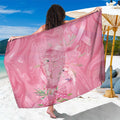 Australia Breast Cancer Awareness Sarong Think Pink Cockatoos Ribbon - Aussie Hoodie