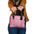 Australia Breast Cancer Awareness Shoulder Handbag Think Pink Cockatoos Ribbon - Aussie Hoodie