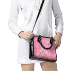 Australia Breast Cancer Awareness Shoulder Handbag Think Pink Cockatoos Ribbon - Aussie Hoodie