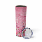 Australia Breast Cancer Awareness Skinny Tumbler Think Pink Cockatoos Ribbon - Aussie Hoodie
