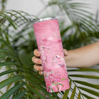 Australia Breast Cancer Awareness Skinny Tumbler Think Pink Cockatoos Ribbon - Aussie Hoodie