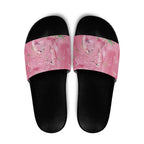 Australia Breast Cancer Awareness Slide Sandals Think Pink Cockatoos Ribbon - Aussie Hoodie