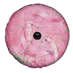 Australia Breast Cancer Awareness Spare Tire Cover Think Pink Cockatoos Ribbon - Aussie Hoodie
