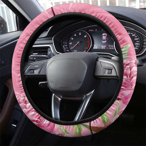 Australia Breast Cancer Awareness Steering Wheel Cover Think Pink Cockatoos Ribbon - Aussie Hoodie