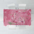 Australia Breast Cancer Awareness Tablecloth Think Pink Cockatoos Ribbon - Aussie Hoodie