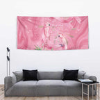 Australia Breast Cancer Awareness Tapestry Think Pink Cockatoos Ribbon - Aussie Hoodie