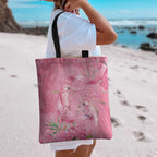 Australia Breast Cancer Awareness Tote Bag Think Pink Cockatoos Ribbon - Aussie Hoodie