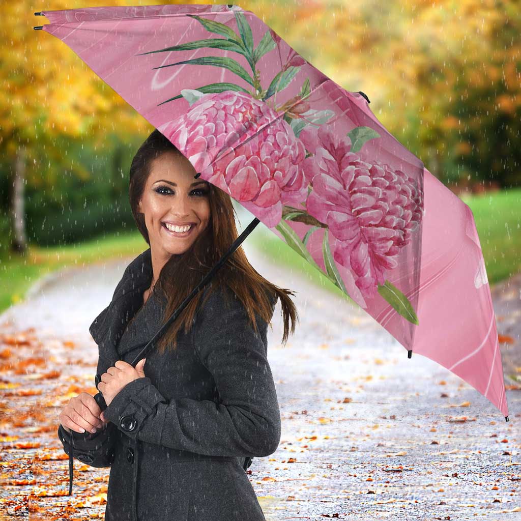 Australia Breast Cancer Awareness Umbrella Think Pink Cockatoos Ribbon - Aussie Hoodie