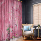 Australia Breast Cancer Awareness Window Curtain Think Pink Cockatoos Ribbon - Aussie Hoodie