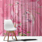 Australia Breast Cancer Awareness Window Curtain Think Pink Cockatoos Ribbon - Aussie Hoodie