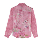 Australia Breast Cancer Awareness Women Casual Shirt Think Pink Cockatoos Ribbon - Aussie Hoodie
