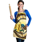 Superb Fairywren Bottlebrush Australia Indigenous Art Apron