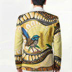 Superb Fairywren Bottlebrush Australia Indigenous Art Blazer