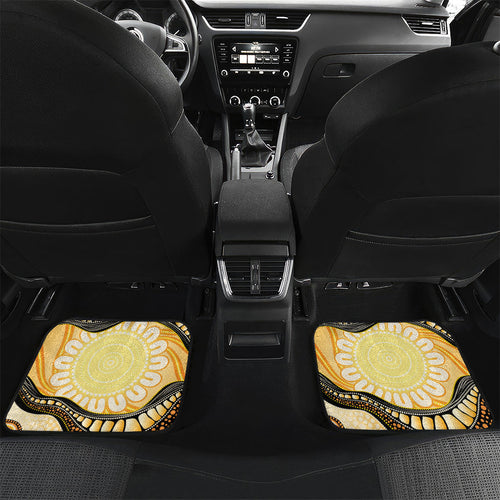 Superb Fairywren Bottlebrush Australia Indigenous Art Car Mats