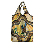 Superb Fairywren Bottlebrush Australia Indigenous Art Grocery Bag