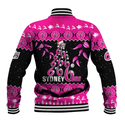 sydney-sixers-cricket-christmas-baseball-jacket-merry-xmas-2023-indigenous-art