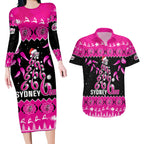 sydney-sixers-cricket-christmas-couples-matching-long-sleeve-bodycon-dress-and-hawaiian-shirt-merry-xmas-2023-indigenous-art