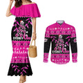 sydney-sixers-cricket-christmas-couples-matching-mermaid-dress-and-long-sleeve-button-shirt-merry-xmas-2023-indigenous-art