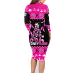 sydney-sixers-cricket-christmas-family-matching-long-sleeve-bodycon-dress-and-hawaiian-shirt-merry-xmas-2023-indigenous-art