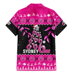 sydney-sixers-cricket-christmas-family-matching-mermaid-dress-and-hawaiian-shirt-merry-xmas-2023-indigenous-art