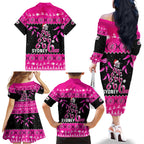 sydney-sixers-cricket-christmas-family-matching-off-shoulder-long-sleeve-dress-and-hawaiian-shirt-merry-xmas-2023-indigenous-art