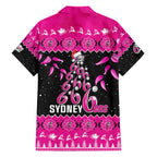 sydney-sixers-cricket-christmas-family-matching-puletasi-dress-and-hawaiian-shirt-merry-xmas-2023-indigenous-art