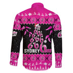 sydney-sixers-cricket-christmas-family-matching-summer-maxi-dress-and-hawaiian-shirt-merry-xmas-2023-indigenous-art