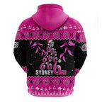 sydney-sixers-cricket-christmas-hoodie-merry-xmas-2023-indigenous-art