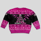 sydney-sixers-cricket-christmas-kid-ugly-christmas-sweater-merry-xmas-2023-indigenous-art