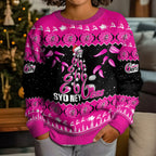 sydney-sixers-cricket-christmas-kid-ugly-christmas-sweater-merry-xmas-2023-indigenous-art