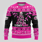 sydney-sixers-cricket-christmas-ugly-christmas-sweater-merry-xmas-2023-indigenous-art