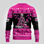 sydney-sixers-cricket-christmas-ugly-christmas-sweater-merry-xmas-2023-indigenous-art