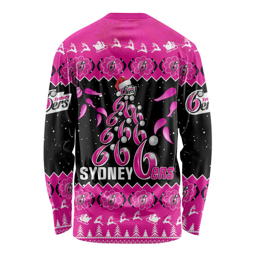 sydney-sixers-cricket-christmas-long-sleeve-shirt-merry-xmas-2023-indigenous-art