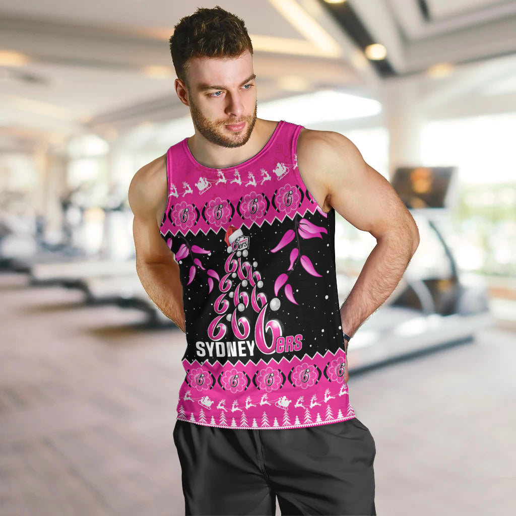 sydney-sixers-cricket-christmas-men-tank-top-merry-xmas-2023-indigenous-art