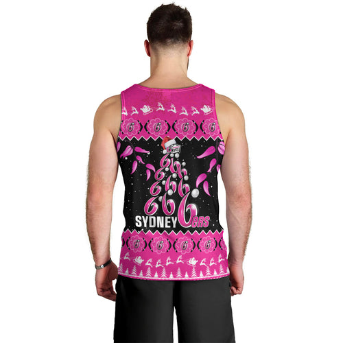 sydney-sixers-cricket-christmas-men-tank-top-merry-xmas-2023-indigenous-art