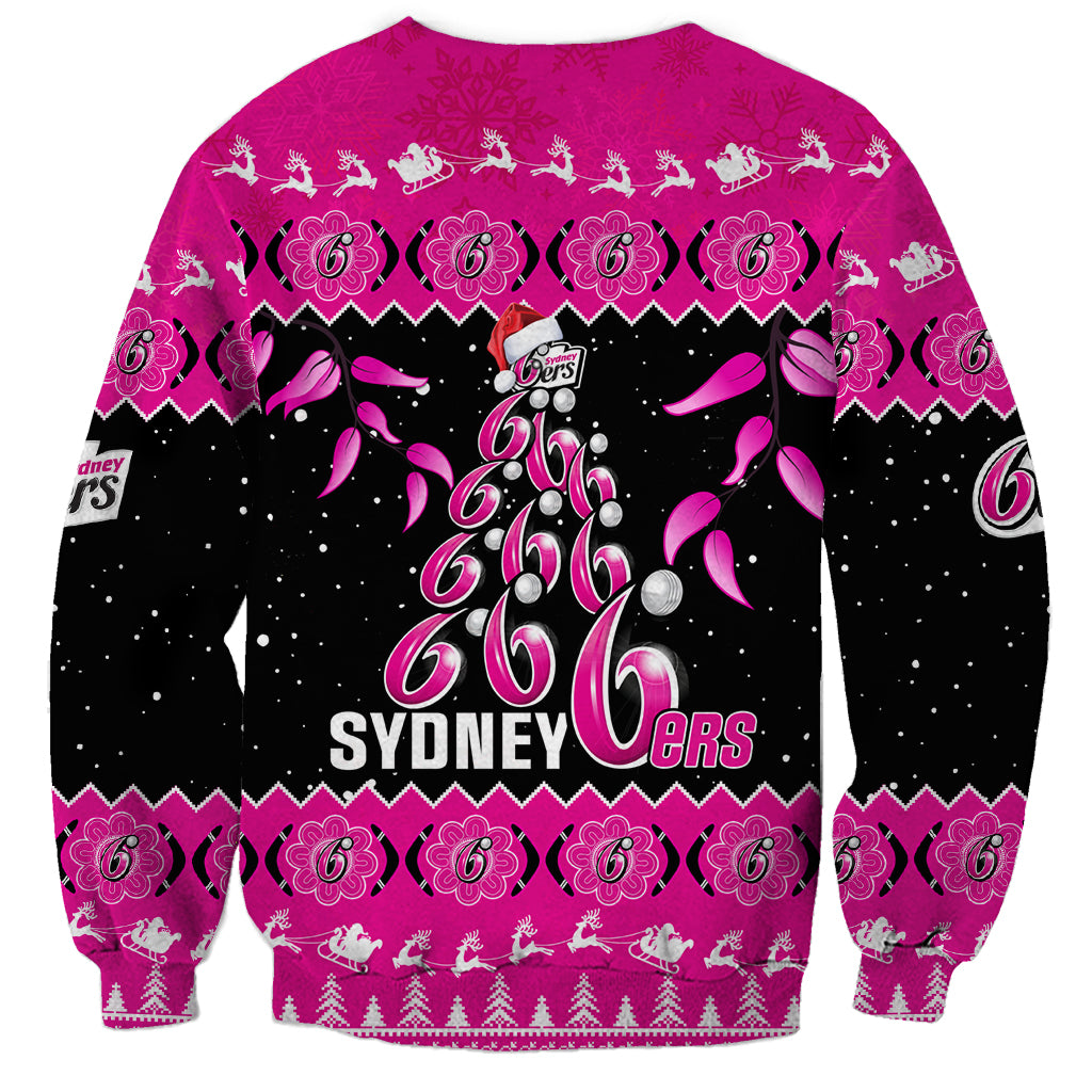 sydney-sixers-cricket-christmas-sweatshirt-merry-xmas-2023-indigenous-art